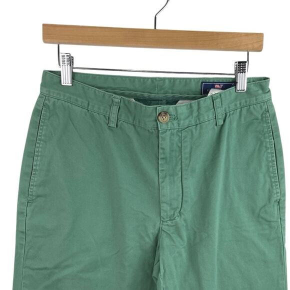 Vineyard Vines Women's Green Straight Leg High Rise Chino Ankle Jeans Pants 30 - Picture 3 of 4